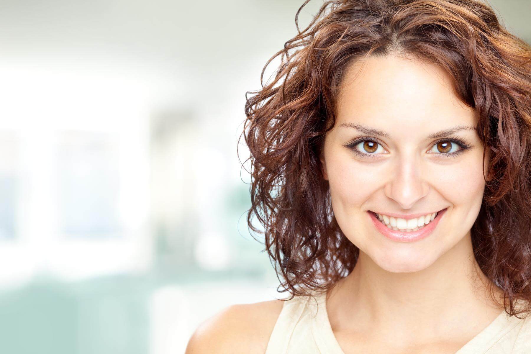 woman smiling image